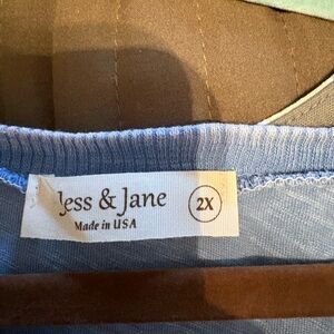 Light Blue Women's Tunic Top